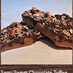 Sinful Sweets by Stacie - Semi-sweet chocolate Toffee
Order online Today!