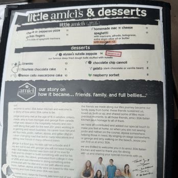 Amici 30A Italian Kitchen - Italian Near Me - Inlet Beach, Florida