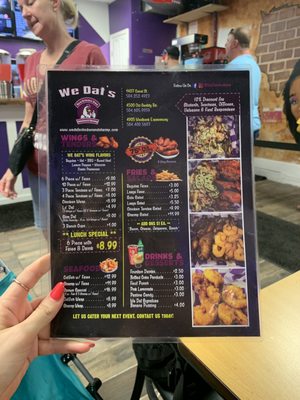 Menu photo 3 We Dat's Chicken and Shrimp New Orleans, LA Menu photo 3 We Dat's Chicken and Shrimp New Orleans, LA