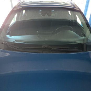 Seaside Auto Glass - Right after the install. Had to park it in the shade for at least 25 minutes - Auto Glass Services Near Me Seaside Auto Glass - Right after the install. Had to park it in the shade for at least 25 minutes - Auto Glass Services Near Me