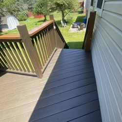 Heinle's Professional Painting - Deck leading to steps