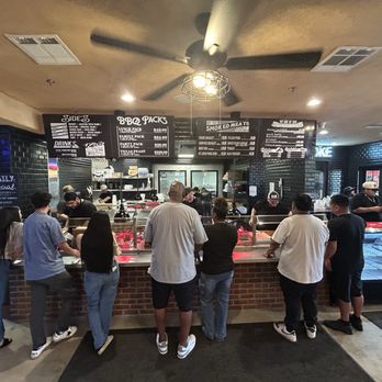 The Original Roy Hutchins Barbeque - Almost our turn to order - Barbeque Near Me - Arlington, Texas The Original Roy Hutchins Barbeque - Almost our turn to order - Barbeque Near Me - Arlington, Texas