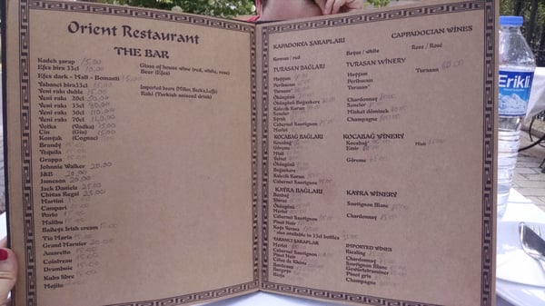 Menu photo 3 Orient Restaurant Nevşehir, 50