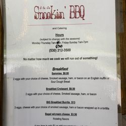 J&J's Smokin' BBQ - Prices May 2026