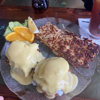 The Salty Dawg - Crab cake Benedict special - American Near Me - Waldport, Oregon The Salty Dawg - Crab cake Benedict special - American Near Me - Waldport, Oregon