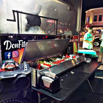 Don Fito’s Taqueria - Salsa Bar and Griller doing his magic. - Tacos Near Me Don Fito’s Taqueria - Salsa Bar and Griller doing his magic. - Tacos Near Me