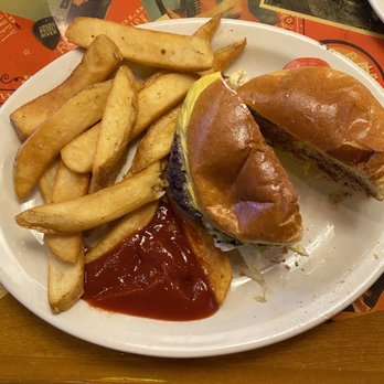 Texas Roadhouse - All American Cheese Burger = CRAP   FJB - Barbeque Near Me - Orange City, Florida