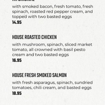 Chad's - Hash house menu prices 14.95 to 21.95 not 17.99 to 19.99 like you Chad claim. - Breakfast & Brunch Near Me - Santa Barbara, California