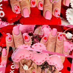 V & T Nails Salon - Valentine's Day manicure  by Penny