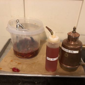 Antico - Olive oil mixing station - Pizza Near Me - Alpharetta, Georgia