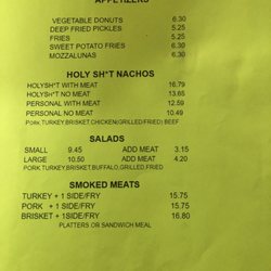Seaway Diner & Smokehouse - Menu