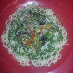 Antonino's Pizza - SPAGHETTI CON SALSA PESTO.