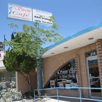Sirens Cafe & Custom Catering - exterior signage - Cafes Near Me - Kingman, Arizona Sirens Cafe & Custom Catering - exterior signage - Cafes Near Me - Kingman, Arizona