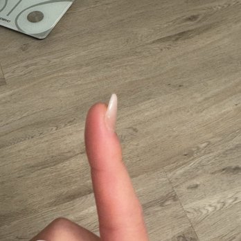 Nail Art By Marie - As you can see the gel x extension was not properly placed and entirely rushed - Nail Technicians Near Me - Sunnyvale, California