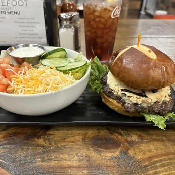 Barefoot Bistro - The whistleblower....holy smokes, this burger is awesome!! - Cupcakes Near Me - El Dorado, Arkansas Barefoot Bistro - The whistleblower....holy smokes, this burger is awesome!! - Cupcakes Near Me - El Dorado, Arkansas