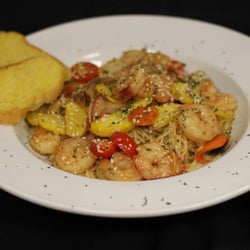 Dinner special, Thai Shrimp Pasta
