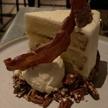 Yardbird - Bourbon butterscotch bacon cake - Southern Near Me - Las Vegas, Nevada Yardbird - Bourbon butterscotch bacon cake - Southern Near Me - Las Vegas, Nevada