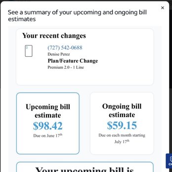 AT&T Store - The promise of my new monthly bill if I signed up for a brand new iPhone and a three year service commitment - Mobile Phones Near Me - Dallas, Texas