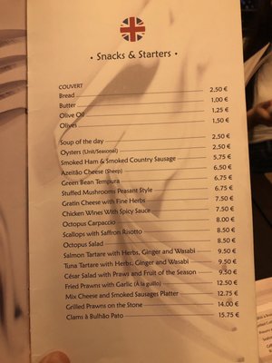 Menu photo 3 Stasha Lisbon, 11 Menu photo 3 Stasha Lisbon, 11
