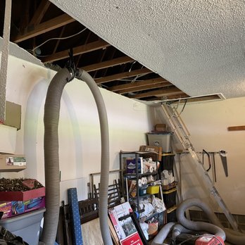 Insulation Plus - Hole in garage ceiling - Insulation Installation Near Me - Huntsville, Alabama Insulation Plus - Hole in garage ceiling - Insulation Installation Near Me - Huntsville, Alabama