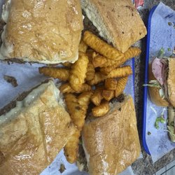 United Deli & Grocery - Philly cheese steak sandwich on homemade bread!!