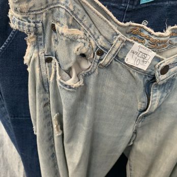 Kings Christian School Thrift Store - Really bad pair of jeans for $10!!! Just because they are name brand. - Thrift Stores Near Me - Lemoore, California Kings Christian School Thrift Store - Really bad pair of jeans for $10!!! Just because they are name brand. - Thrift Stores Near Me - Lemoore, California