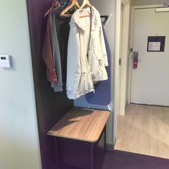 Tru by Hilton Cedar Rapids Westdale - Open hanging area. No Closet - Hotels Near Me - Cedar Rapids, Iowa