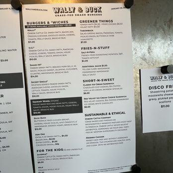 Wally & Buck - Burgers Near Me - Missoula, Montana