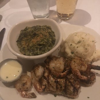 Bonefish Grill - Mahi Mahi & Shrimp with a side of Creamed Spinach and Garlic Whipped Potatoes - Seafood Near Me - Atlanta, Georgia Bonefish Grill - Mahi Mahi & Shrimp with a side of Creamed Spinach and Garlic Whipped Potatoes - Seafood Near Me - Atlanta, Georgia
