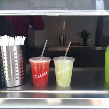 Juicebox - The coconut ginger drink cured my nausea and sickness due to hangover! Yay! - Food Trucks Near Me - Los Angeles, California Juicebox - The coconut ginger drink cured my nausea and sickness due to hangover! Yay! - Food Trucks Near Me - Los Angeles, California