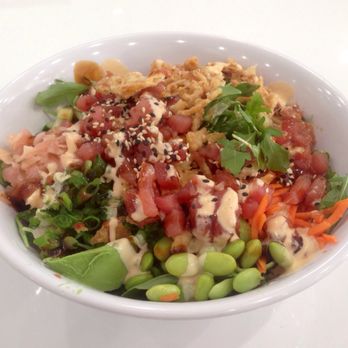 Sproutz - Ahi Tuna Poke Bowl! Fresh, clean & full of good things! Tasty & healthy! - Salad Near Me - Sunny Isles Beach, Florida