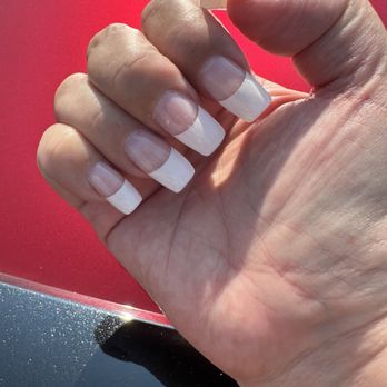 T Nails & Spa - Acrylic, white tips, by Tony. - Nail Salons Near Me - Davenport, Iowa T Nails & Spa - Acrylic, white tips, by Tony. - Nail Salons Near Me - Davenport, Iowa