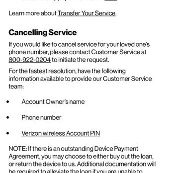 Verizon - Vzw deceased return policy and conversation - Mobile Phones Near Me - Salt Lake City, Utah