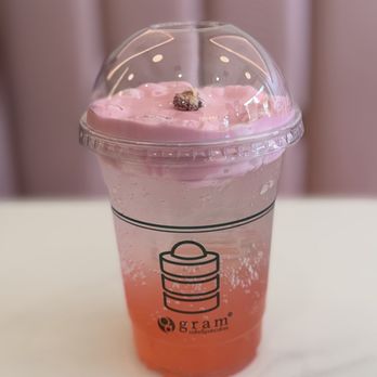 Gram Cafe & Pancakes - Sakura refresher - Pancakes Near Me - Irvine, California Gram Cafe & Pancakes - Sakura refresher - Pancakes Near Me - Irvine, California