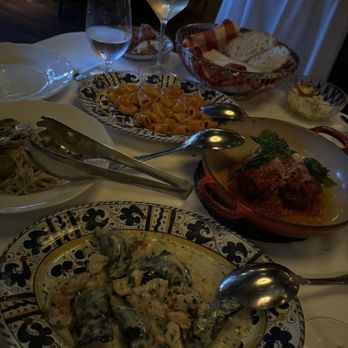 Carbone - Lobster Ravioli Linguini Vongole Spicy Rigatoni Vodka Meatballs - New American Near Me - Miami Beach, Florida