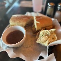 Ferrareses Deli - French Dip w/pesto pasta