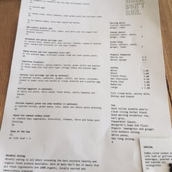 Walk Don't Run - Menu