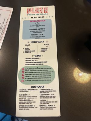 Menu photo 1 Plata Cocina Mexicana Thousand Oaks, CA Menu photo 1 Plata Cocina Mexicana Thousand Oaks, CA