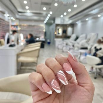 La Noir Nails and Lashes - Classic french with a twist - Nail Salons Near Me - Cypress, California La Noir Nails and Lashes - Classic french with a twist - Nail Salons Near Me - Cypress, California