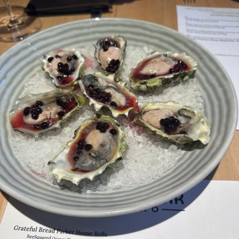 Stone Cellar Bistro - Oysters with elderberry!! - New American Near Me - Arvada, Colorado