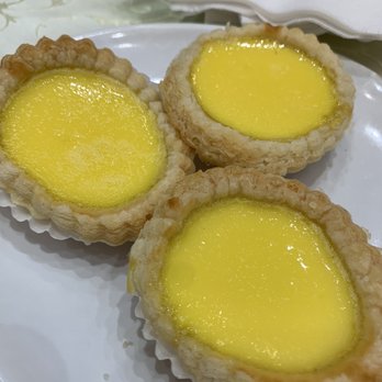 NKS Banquet Hall - Puffy egg tart(not bad, tart shell not sweet enough) - Dim Sum Near Me - Markham, Ontario