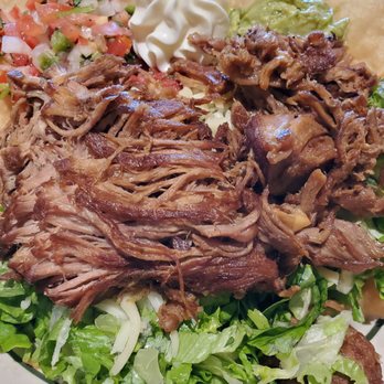 Micheladas Mex Grill - Carnitas taco shell salad - Mexican Near Me - Northridge, California Micheladas Mex Grill - Carnitas taco shell salad - Mexican Near Me - Northridge, California