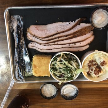 Hogwood BBQ - Turkey plate with cold slaw and potato salad - Barbeque Near Me - Franklin, Tennessee