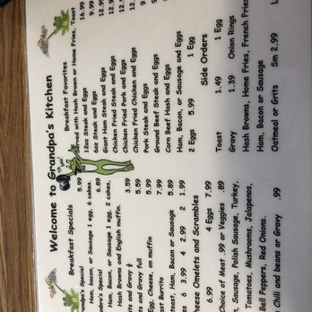 Grandpa's Kitchen - Menu - Breakfast & Brunch Near Me - Kingman, Arizona