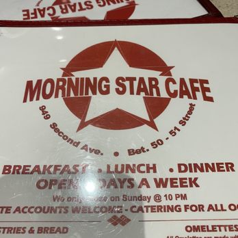 Morning Star Cafe - Menu - Diners Near Me - New York, New York Morning Star Cafe - Menu - Diners Near Me - New York, New York