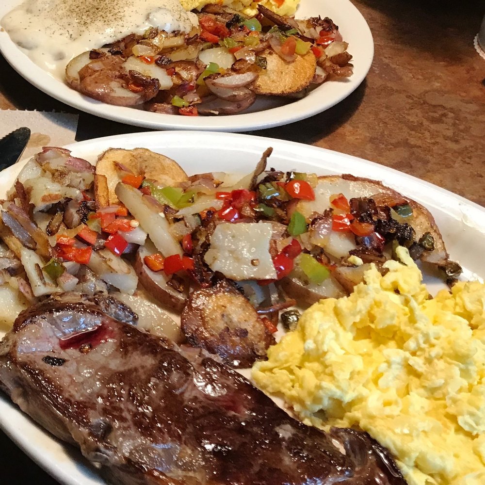 Huckleberry's - Ribeye Steak & Pappy's Chicken Friend Steak - Breakfast & Brunch Near Me - Fairfield, California Huckleberry's - Ribeye Steak & Pappy's Chicken Friend Steak - Breakfast & Brunch Near Me - Fairfield, California