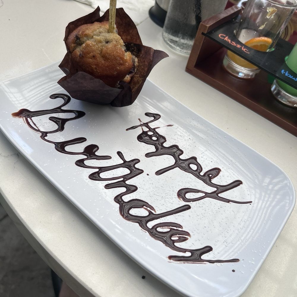 Mimosas - Birthday muffin - Breakfast & Brunch Near Me - Myrtle Beach, South Carolina Mimosas - Birthday muffin - Breakfast & Brunch Near Me - Myrtle Beach, South Carolina