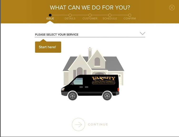 Slide of Varsity Home Service