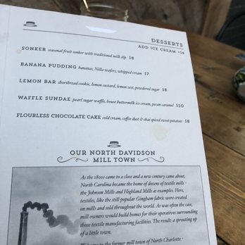 Haberdish - Menu - Southern Near Me - Charlotte, North Carolina Haberdish - Menu - Southern Near Me - Charlotte, North Carolina