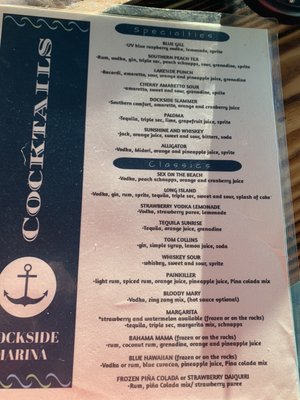Menu photo 5 Williamstown Marina Williamstown, KY Menu photo 5 Williamstown Marina Williamstown, KY
